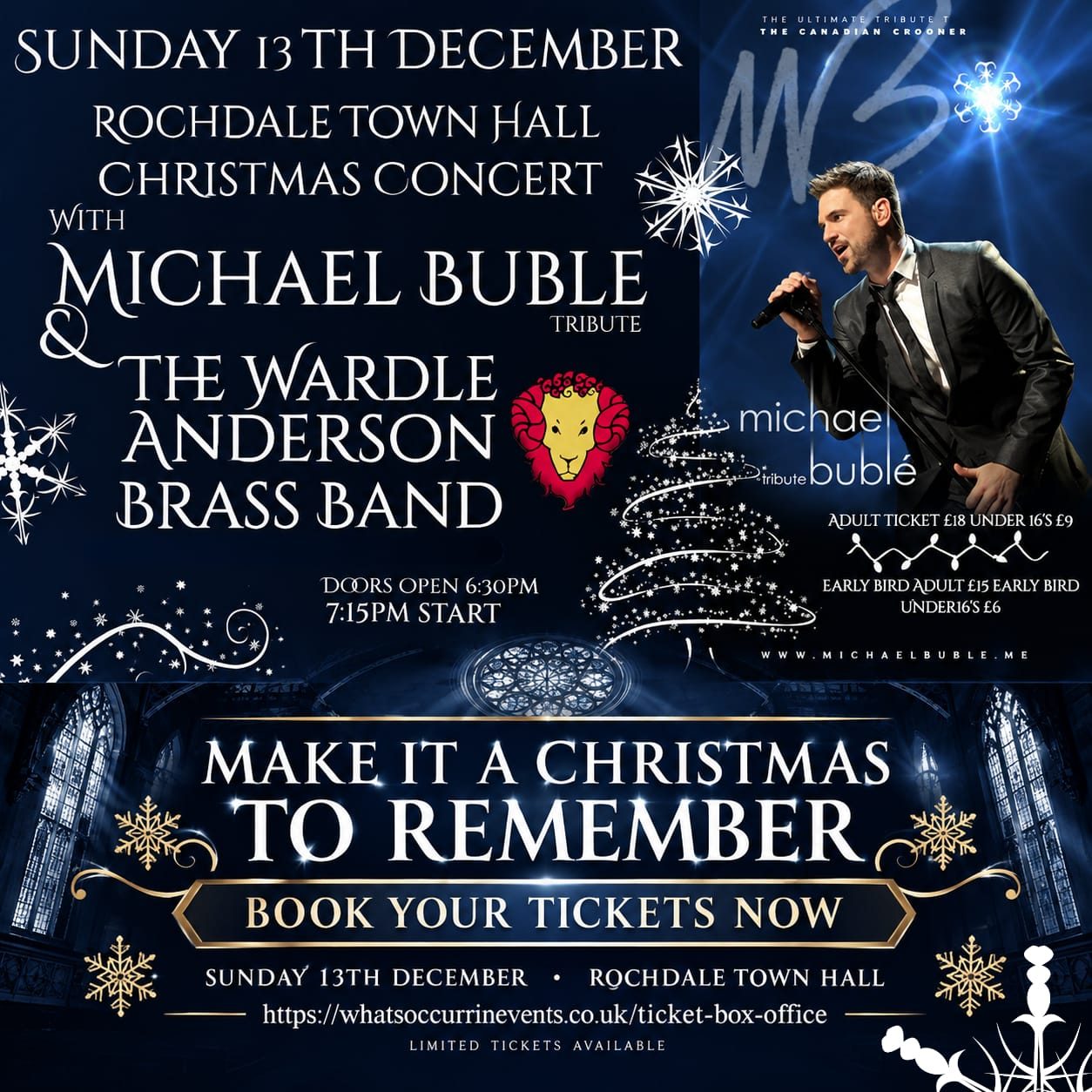 Michael Buble Tribute At Rochdale Town Hall